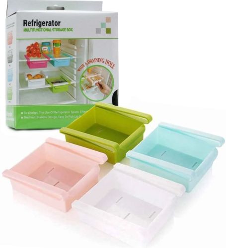 Висувний контейнер для зберігання продуктів в холодильнику Refrigerator Multifunctional Strorage Box, Підвісний додатковий ящик в холодильник