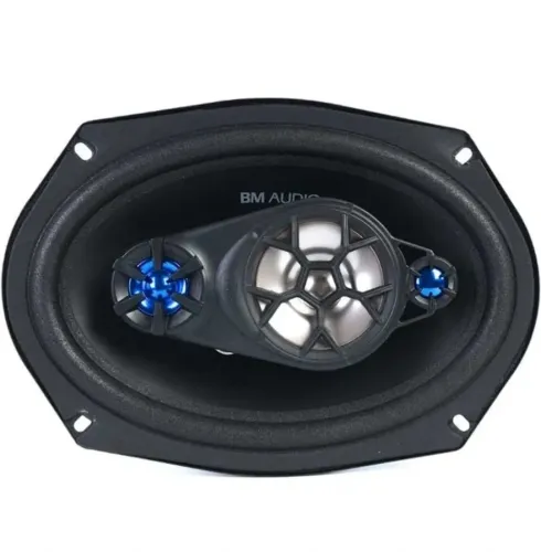 Автомобільні колонки акустика Boschmann Bm Audio WJ1-S99V4 500W в авто 2 шт, овальні 4-х смугові динаміки Бошман в машину, Автоакустика чорні