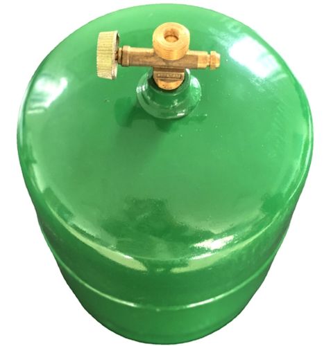Туристическия газовый баллон Golden Lion Rudyy Пикник-SV без горелки 12 литров 5 кг 2,5кВт, Бытовой балон Пропан с ручкой PK-3 для дома Зеленый