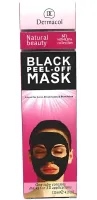 Черная маска для лица Dermacol Black Peel Off Mask в тюбике 120мл. против Угрей и Черных Точек