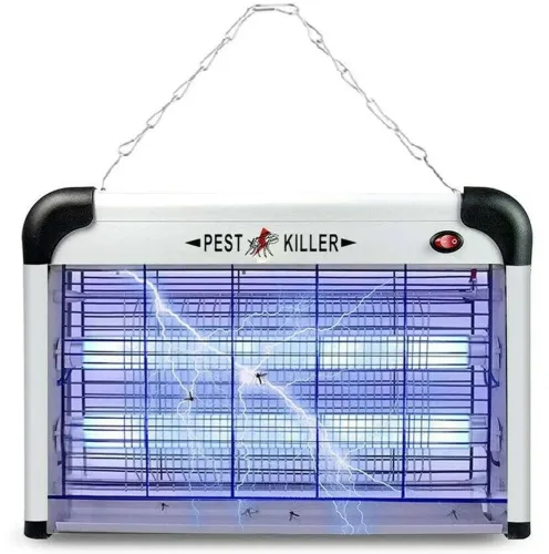 Електрична Світлодіодна лампа пастка Pest Killer BK-L4 для літаючих комах 4W, знищувач комарів і мух MAG-759 4Вт від мережі Білий