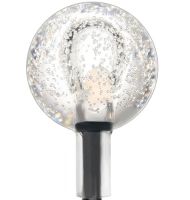Вулична Садова гірлянда лампочки RGB Crystal Balls Lights 6 метрів 20 LED ліхтариків на сонячній батареї, водонепроникні ліхтарики Solar для саду