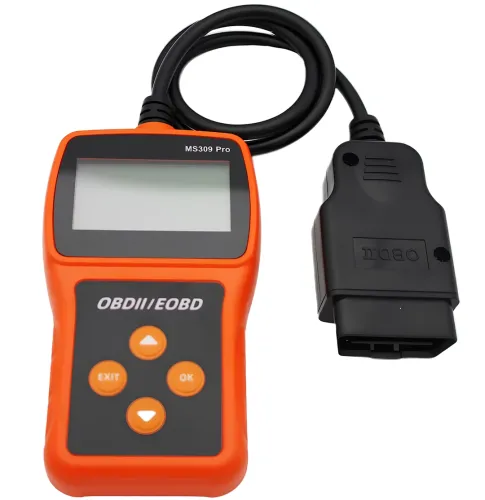 Автомобильный сканер OBDII/EOBD MS309PRO для диагностики ошибок двигателя авто, детектор неисправности, диагностический автосканер с дисплеем OBD2