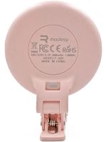 Світлодіодне LED селфи лампа кільце Ring Light Rhodesy F - 508 на телефон, світлова акумуляторна підсвічування з затискачем і регулюванням яскравості для фото