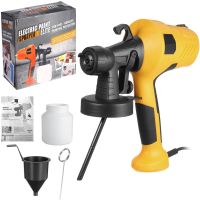 Електричний фарборозпилювач фарби Electric Paint Sprayer 500W ручний прилад пульверизатор, розпилювач 800 мл краскопульт 3 ступеня розпилення