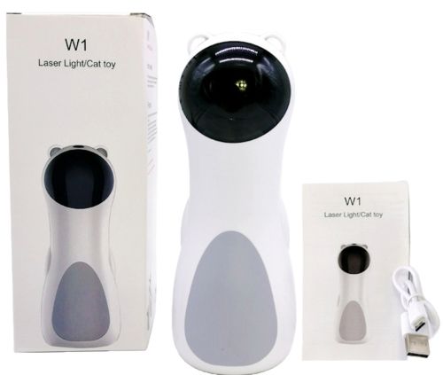 Автоматическая лазерная игрушка Catget LY-876 W1 для котов и кошек, Смарт игрушка с лазером для домашних животных 5 режимов от USB и батареек