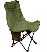 Розкладне крісло-шезлонг Lesko DL-274 Green до 120 кг для кемпінгу, 160×55×60 см, складаний туристичний лежак, розкладка у чохлі, зелений, Ranger