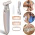 Электробритва триммер New Flawless Body женская аккумуляторная бритва для удаления волос с тела, беспроводной эпилятор с насадками и подсветкой