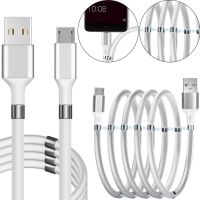 Магнитный зарядный кабель MagLink 7612 USB Micro-USB 1 метр для зарядки телефона, Вечный шнур зарядка SuperCalla Cable 100 см с магнитными вставками