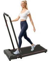 Складна бігова доріжка Sperax YXT003 до 10км/год з вбудованою колонкою для музики LED дисплеєм і пультом ДУ, тренажер для ходьби та бігу до 150 кг