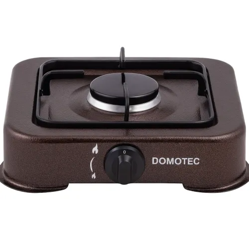 Настільний газовий таганок плита Domotec MS-6601 на 1 конфорку, газова плита