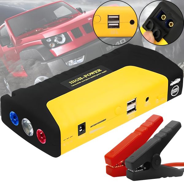 Автомобільний пускозарядний пристрій 12V Jumpstarter TM15 для акумулятора 50800 маг Автоматичний пусковий пристрій для авто акумуляторів