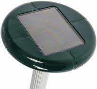 Відлякувач кротів і гризунів на сонячній батареї Solar Rodent Repeller ультразвуковий прилад кротовідпугіватель для відлякування шкідників 6х3. 5 см