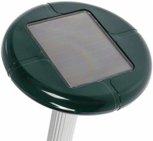 Відлякувач кротів і гризунів на сонячній батареї Solar Rodent Repeller ультразвуковий прилад кротовідпугіватель для відлякування шкідників 6х3. 5 см