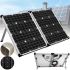 Складна полікристалічна сонячна панель Solar Board FOLD 80W 18V 67х45х3.5 см, розкладна сонячна батарея 670х450х35 мм для зарядки від сонця