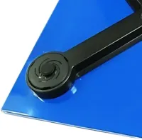 Электронные напольные весы Domotec MS-1604 до 180 Кг, Квадратные стеклянные весы с Led дисплеем для взвешивания Домотек до 180кг Синие