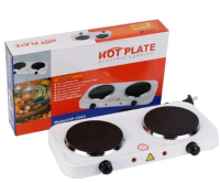 Настольная электроплита Hot Plate Electric Cooking JX-2020A 2000W на 2 конфорки диск Двухконфорочная электрическая плита с термостатом на 5 положений