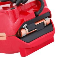 Двостороння електросковорода для других страв Red Copper 5 Minuts Chef 800W електрична плита, скороварка, бутербродниця з антипригарним покриттям