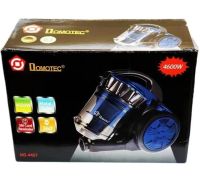Контейнерний пилосос для сухого прибирання Domotec MS-4407 на 3.5 л 4600W електричний колбовий пилосос без мішка c турбо щіткою Синій