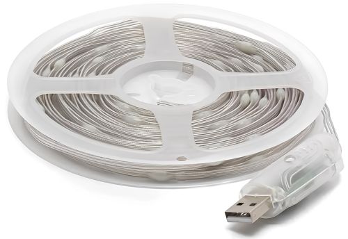 Світлодіодна різнобарвна гірлянда Biom RGB 3939BT 10 м водонепроникна музична LED стрічка з управлінням пультом і телефоном Bluetooth USB 