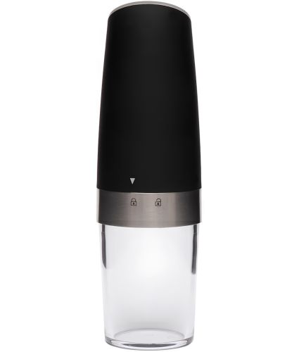 Електричний млин для спецій Spice Bottle Electronic ZX-D32 подрібнювач для солі та перцю з гравітаційним датчиком і підсвічуванням на батарейках