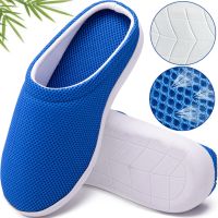 Бамбукові капці Cool Bamboo Anti-Fatigue Gel Slippers для зняття втоми ніг 41 розмір, розслаблювальні гелеві капці з піни з ефектом пам'яті