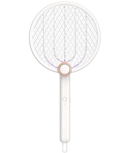 Електрична мухобійка Buzzeap ML-268 3 в 1 ракетка пастка-пастка для комах 4000W знищувач комарів і мух, акумуляторна електромухобійка від USB