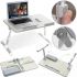 Складной стол трансформер для ноутбука NoteBook Cooling Table A9 с функцией охлаждения, портативная охлаждающая подставка с USB-вентилятором А9,  A-9 