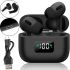 Беспроводные наушники TWS AirPro i58 Bluetooth V5.0 в кейсе, Вакуумные USB наушники-гарнитура с шумоподавлением и микрофоном блютуз с кейсом Черные