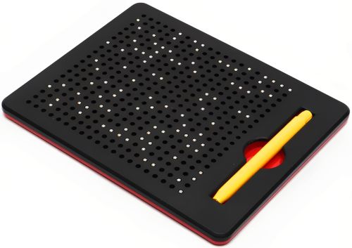 Магнитная доска для рисования шариками MagPad 1763-1 на 380 магнитов со стилусом, детский развивающий магнитный планшет для творчества TSQ-380