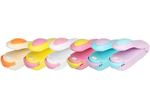 Ручний міні зварювач пакетів Type Mini Sealing 10x4 см, запаювач пакувальник для зберігання продуктів і речей в поліетиленових пакетах на батарейках