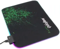 Ігровий комп'ютерний килимок для мишки Gaming Pad Razer R-350 RS-02 25X35X0.3 см C RGB підсвічуванням, Ігрова поверхня для комп'ютерної миші 90546