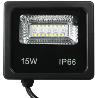 Уличный светодиодный прожектор RGB Flood LB-7980 Light с Bluetooth управлением от телефона, LED Фонарь 15W с монтажным креплением для освещения IP66 от сети