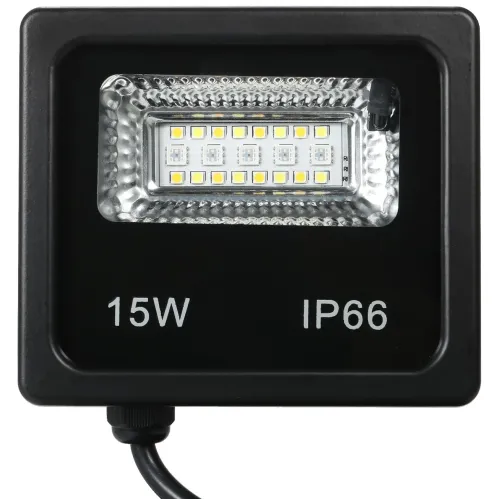 Уличный светодиодный прожектор RGB Flood LB-7980 Light с Bluetooth управлением от телефона, LED Фонарь 15W с монтажным креплением для освещения IP66 от сети
