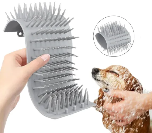 Автоматична лапомойка Pet Foot Wash 827-6 з силіконовими щетинками для миття лап собак і кішок акумуляторна мийка стакан Очищувач для тварин