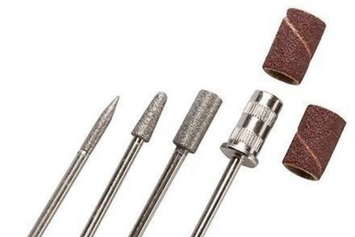 Фрезер - ручка 20000 оборотов/мин Bucos Nail Drill ZS-100 для аппаратного маникюра и педикюра фрейзер для полировки 6 в 1, + набор фрез Розовый