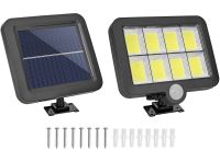 Підвісний вуличний ліхтар Solar light BK-128-6 COB на сонячній батареї з датчиком руху і пультом ДУ, водонепроникний настінний світильник