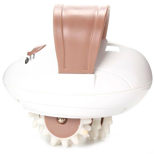Антицеллюлитный массажер для тела Shuqin Body Slimmer SQ-100 Белый, лимфодренажный ручной роликовый вибромассажер против целлюлита для ягодиц ног рук