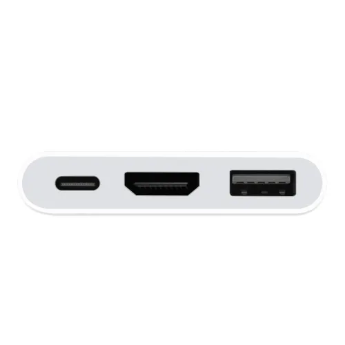 Кабель, адаптер, конвертер Buro Type-C на HDMI, USB 3.0, Type C, 3 в 1 концентратор для пристроїв з Type з портом, Перехідник hub розгалужувач білий