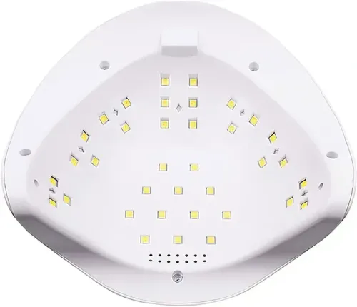 Професійна лампа UV/LED SUN X 54W для манікюру і педикюру з таймером, апарат для полімеризації і сушіння гель лаку і гелю для нігтів Білий