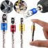 Набір перехідників з шестигранним хвостовиком Drillpro 3pcs 1/2, 1/4, 3/8 дюйма комплект шестигранних насадок біт, Торцеві головки для шуруповерта