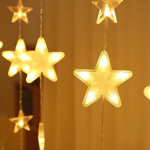 Внутрішня гірлянда штора Зорепад Xmas Теплий білий 3х1.8 м 120 LED діодів WW новорічна Світлодіодна завісу на вікно будинку 3мх1.8м від мережі 220V
