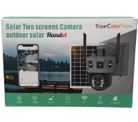 Вулична IP камера відеоспостереження Solar Camera TD35 4G Wifi поворотна відеокамера з трьома лінзами і віддаленим доступом від сонячної панелі TD35-4G