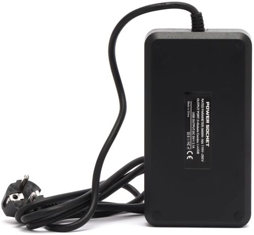 Мережевий фільтр Power Socket AR-CP02 3000W на 3 розетки 6 USB 1.8 м електричний подовжувач переноска з вимикачем для підключення приладів до мережі