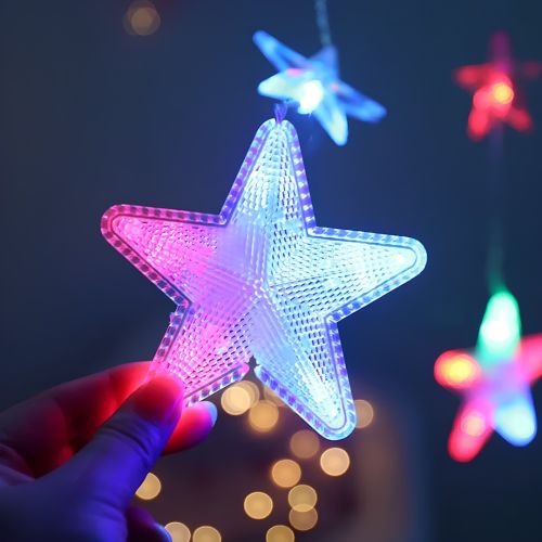 Внутрішня кольорова гірлянда штора Зорепад XMAS 3х1.8 м 120 LED діодів m новорічна Світлодіодна RGB завісу на вікно будинку 3мх1. 8м від мережі 220V
