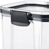 Набір контейнерів для сипучих Food Storage Container Set 7 ємностей, прозорі органайзери, баночки для зберігання харчових продуктів, круп з кришками
