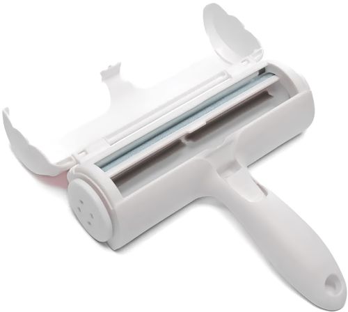 Щетка для сбора и удаления шерсти животных Pet Hair Remover Roller многоразовый ролик с контейнером для чистки одежды, ковров и мебели от ворса