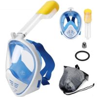 Повна маска L / XL для підводного плавання Free Easybreath з кріпленням для камери GoPro, панорамна маска для снорклінга, пірнання Easy Breath