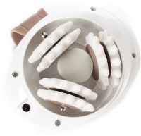 Антицеллюлитный массажер для тела Shuqin Body Slimmer SQ-100 Белый, лимфодренажный ручной роликовый вибромассажер против целлюлита для ягодиц ног рук