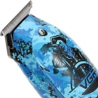 Акумуляторна машинка для стрижки волосся VGR V-923 чоловіча професійна машинка для окантовки бороди і вусів з функцією тримера і 3 насадками USB